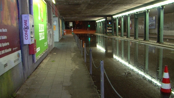 Pfingstmontag-Unwetter: Überflutungen in Düsseldorf