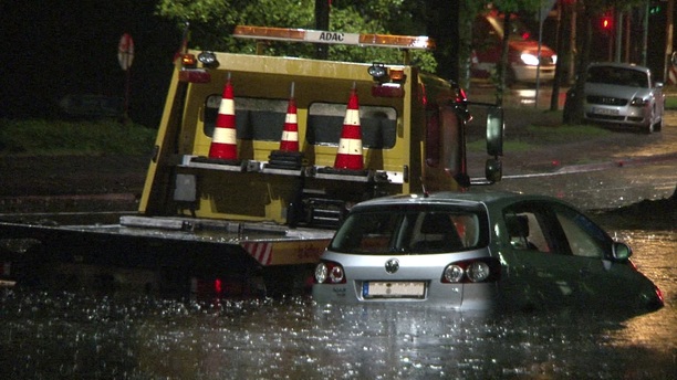 Überflutungen Münster Juli 2014