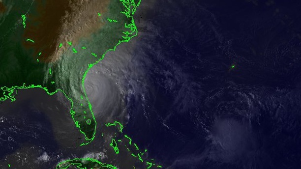 Hurricane MATTHEW visual satellite picture