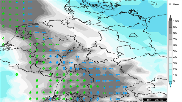 Wetter GFS Montag, 04.01.16, 12 UTC