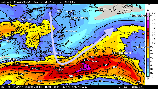 Wind 200 hPa