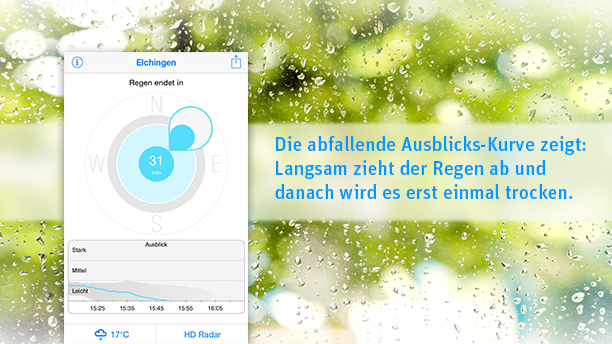 Regen zieht ab, danach erst mal trocken