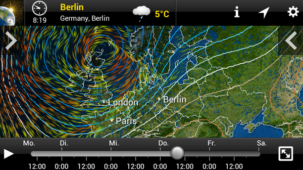 Bodendruck Windstream 15.01.15 MeteoEarth App