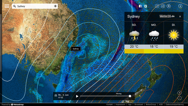 East Coast Low Australien