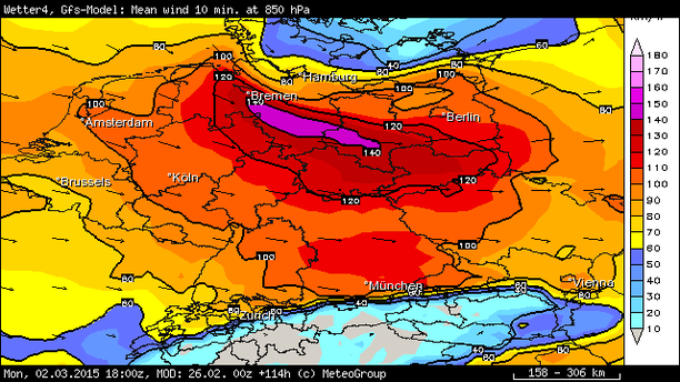 GFS Wind 850 hPa 02.03.2015, 18z