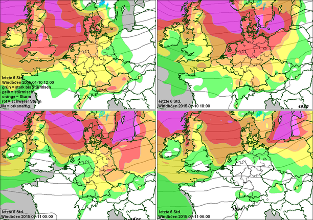 ECMWF Gusts 6-stündig Samstag bis Sonntag, 06 UTC