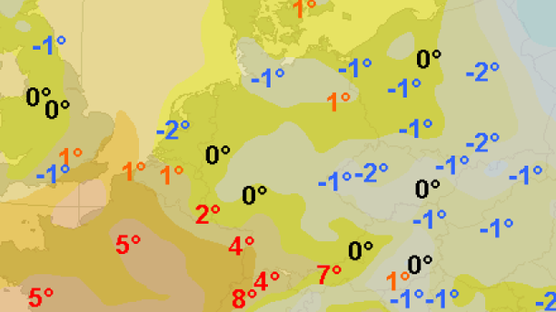 Abweichungen Höchsttemperatur Deutschland