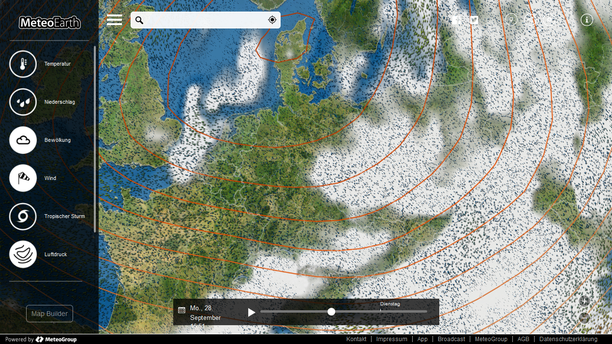 MeteoEarth.com Bewölkung