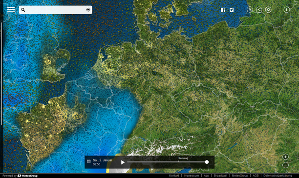 MeteoEarth Samstagmorgen