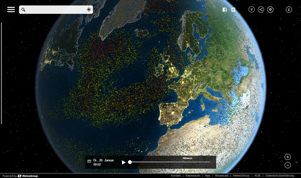 MeteoEarth.com Windstream