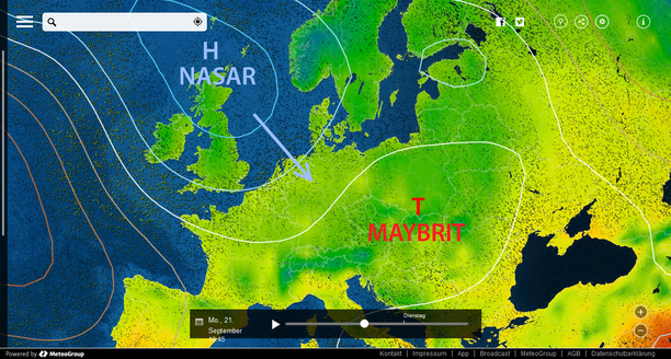Wetter Europa MeteoEarth.com