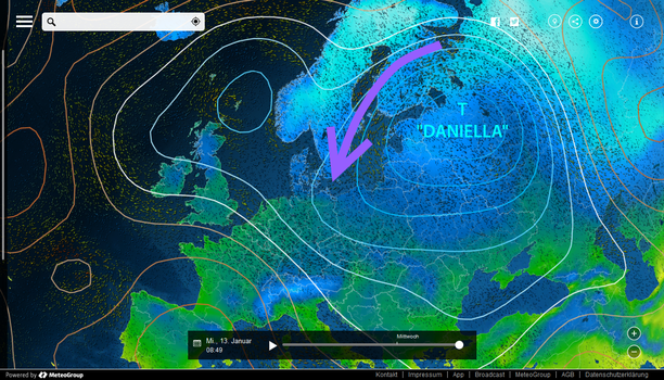 Wetter Mittwochmorgen MeteoEarth.com