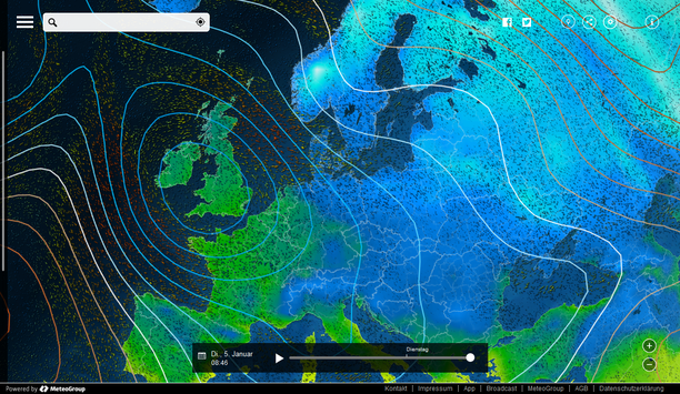 MeteoEarth.com Temperatur