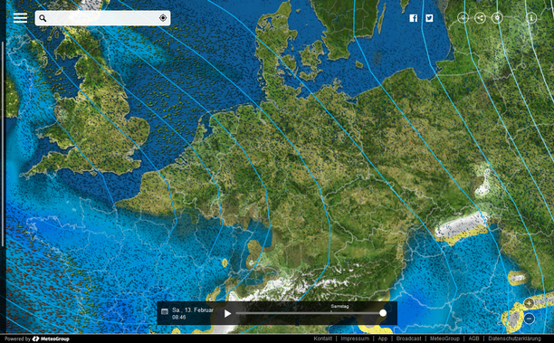 Samstagmorgen MeteoEarth.com