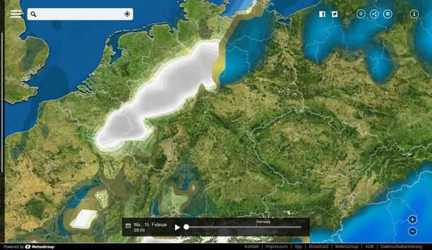 Schnee und Regen MeteoEarth.com