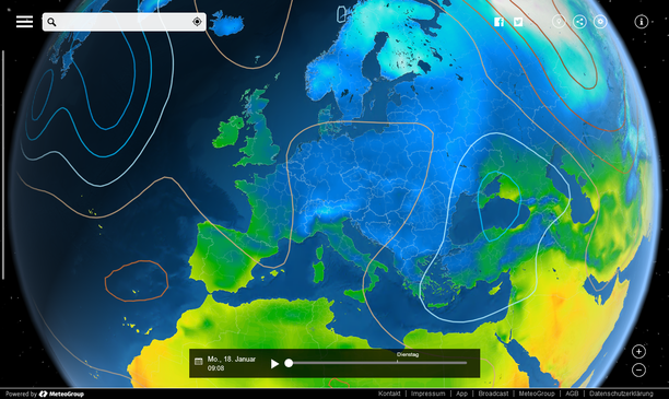 MeteoEarth.com - Hoch BENNO