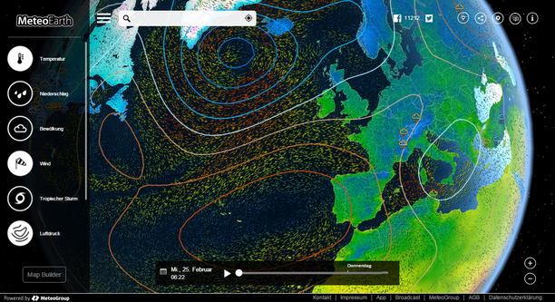 MeteoEarth.com - Wetterlage Mittwochmorgen