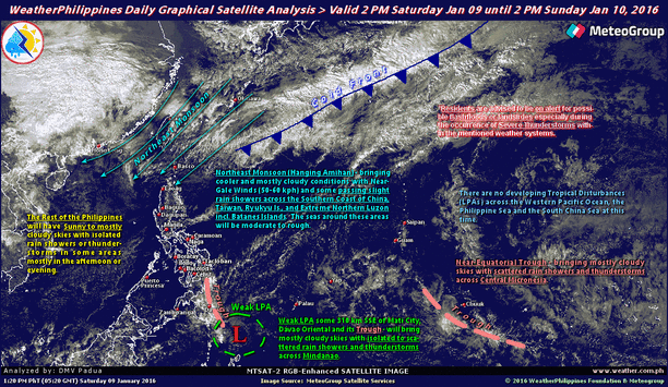 MeteoGroup Philippinnen, Satellitenanalyse