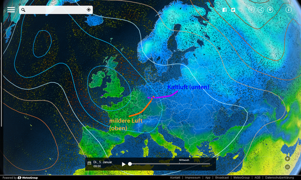 Eisregen Erklärung Skizze