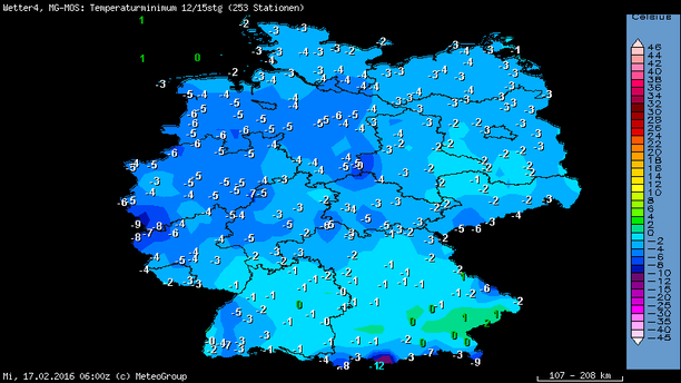 Frost Nacht zum 17.02.16