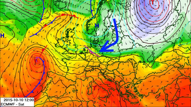 Wetterlage 10.10.15